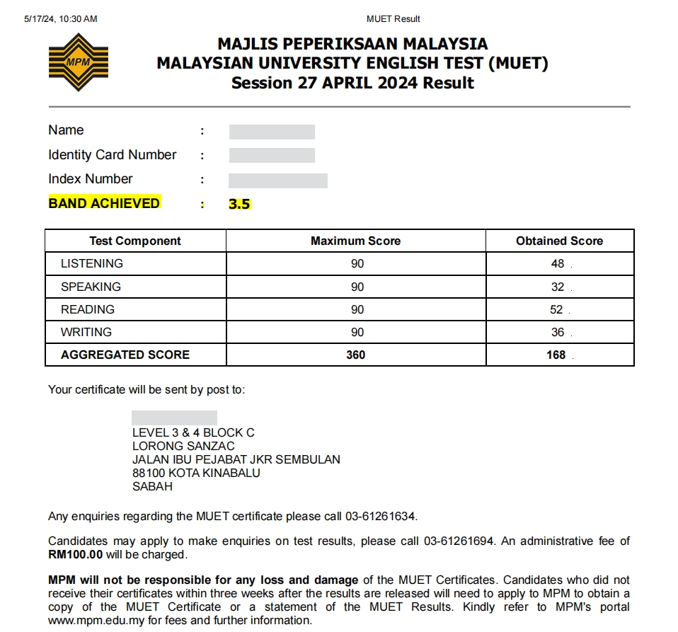 MUET 考试时间在什么时候？MUET 考试时间全解析